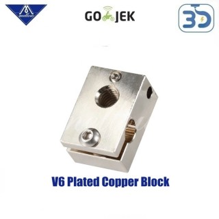 Original Mellow E3D V6 Plated Copper Heat Block